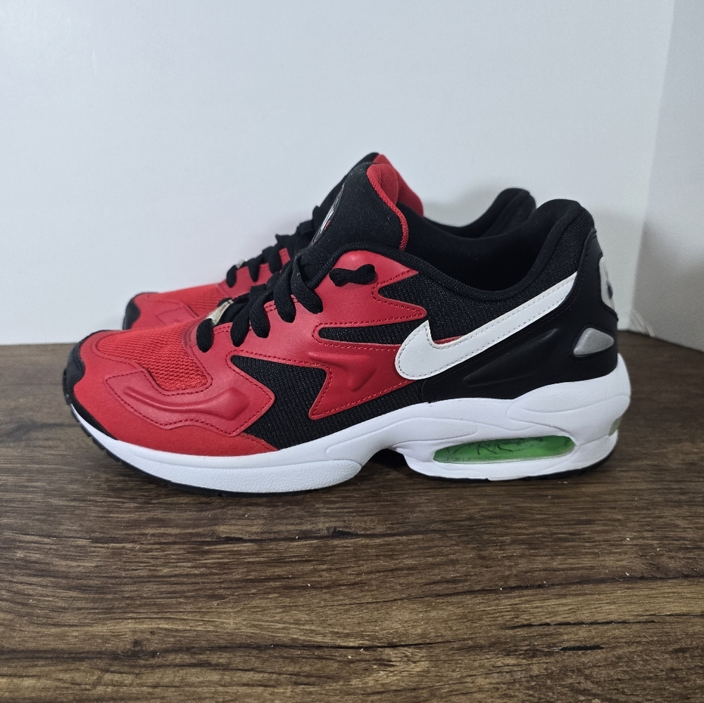 Nike Air Max 2 Light in the "University Red/Black" or "Habanero Red Size Mens 9.